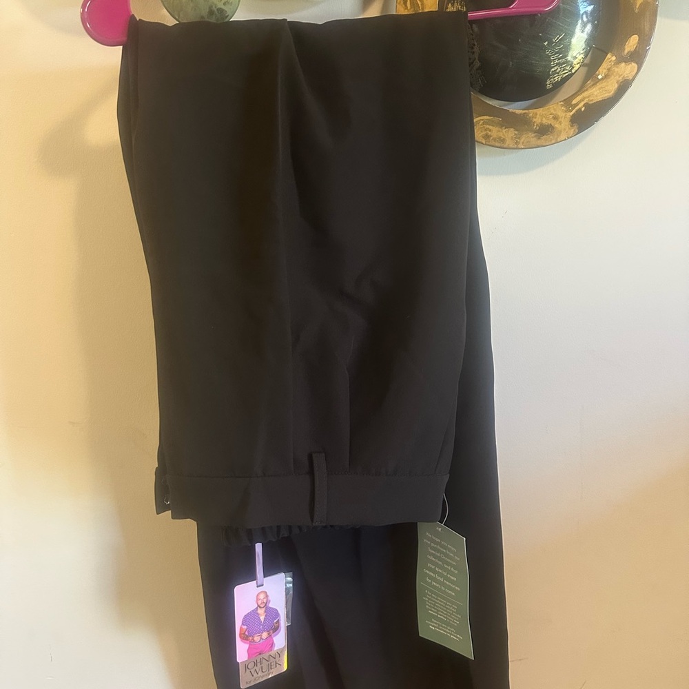 Night Moves Prom Collection Black Pantsuit